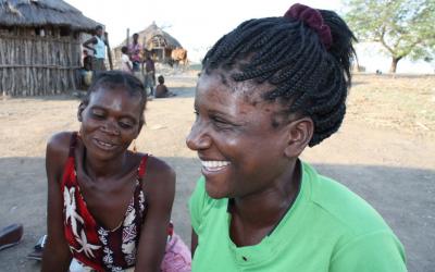 HIV Patientengruppe in Mosambik