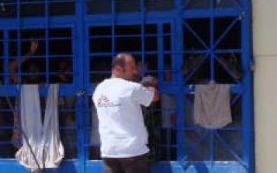 Auffanglager Pagani auf der griechischen Insel Lesbos