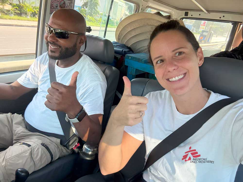 Sabrina Morgenbesser, Logistikerin bei Ärzte ohne Grenzen