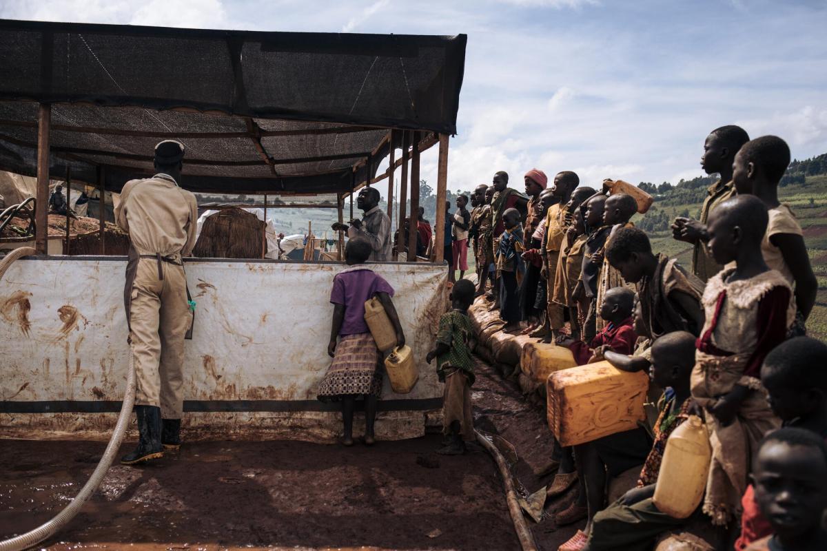 Water, sanitation and Hygiene activities in Rhoe camp