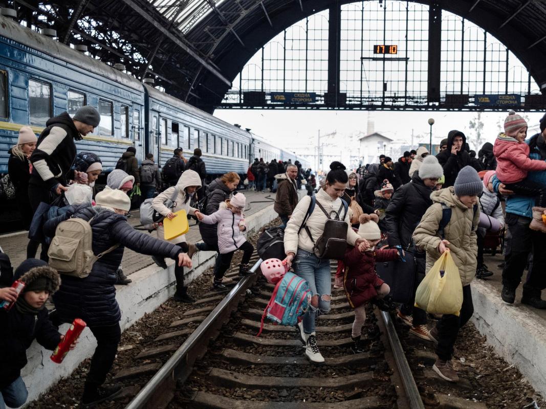 Lviv Train Station, Ukraine