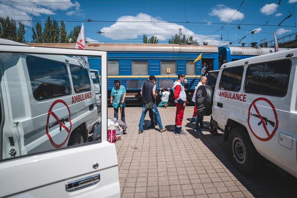 Doctors on Rails - MSF Medicalised train in Ukraine
