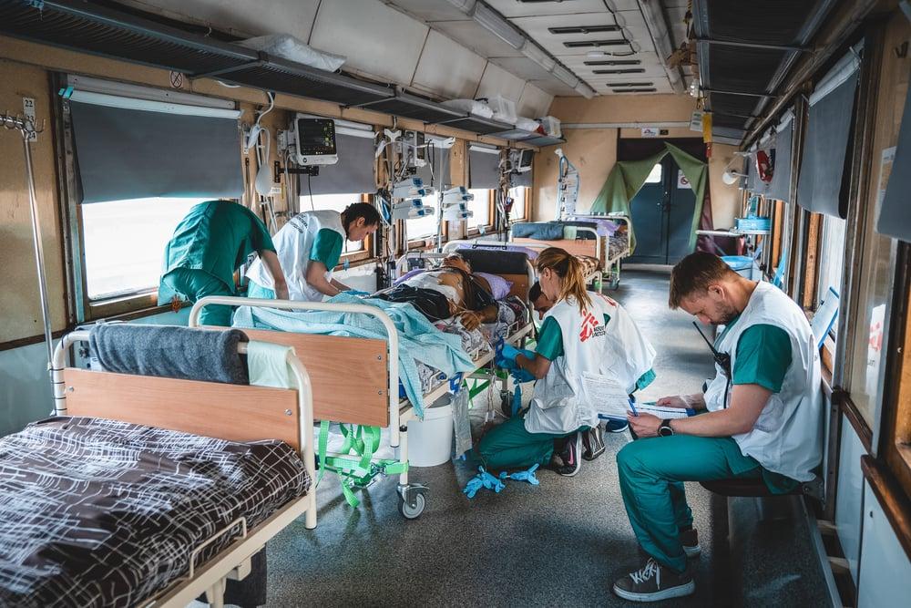 Doctors on Rails - MSF Medicalised train in Ukraine