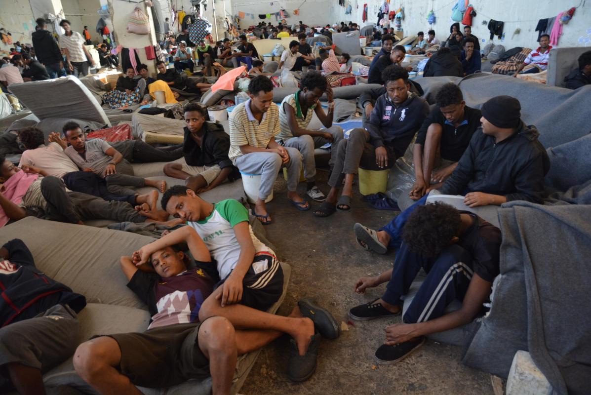 Out of Libya: migrants and refugees in Zintan and Gharyan detention centres in Libya