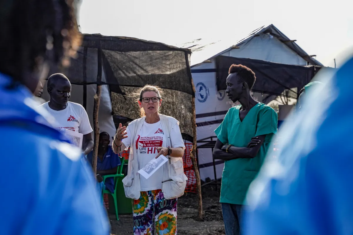 MSF staff at Malakal CTC