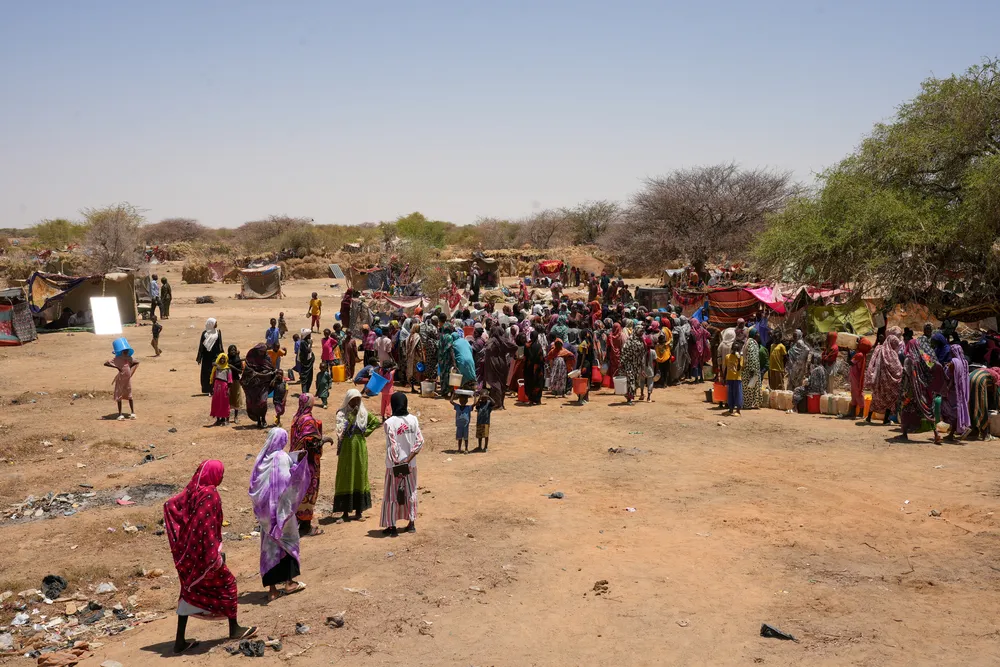 "Safe from bombs, but struggling to survive"