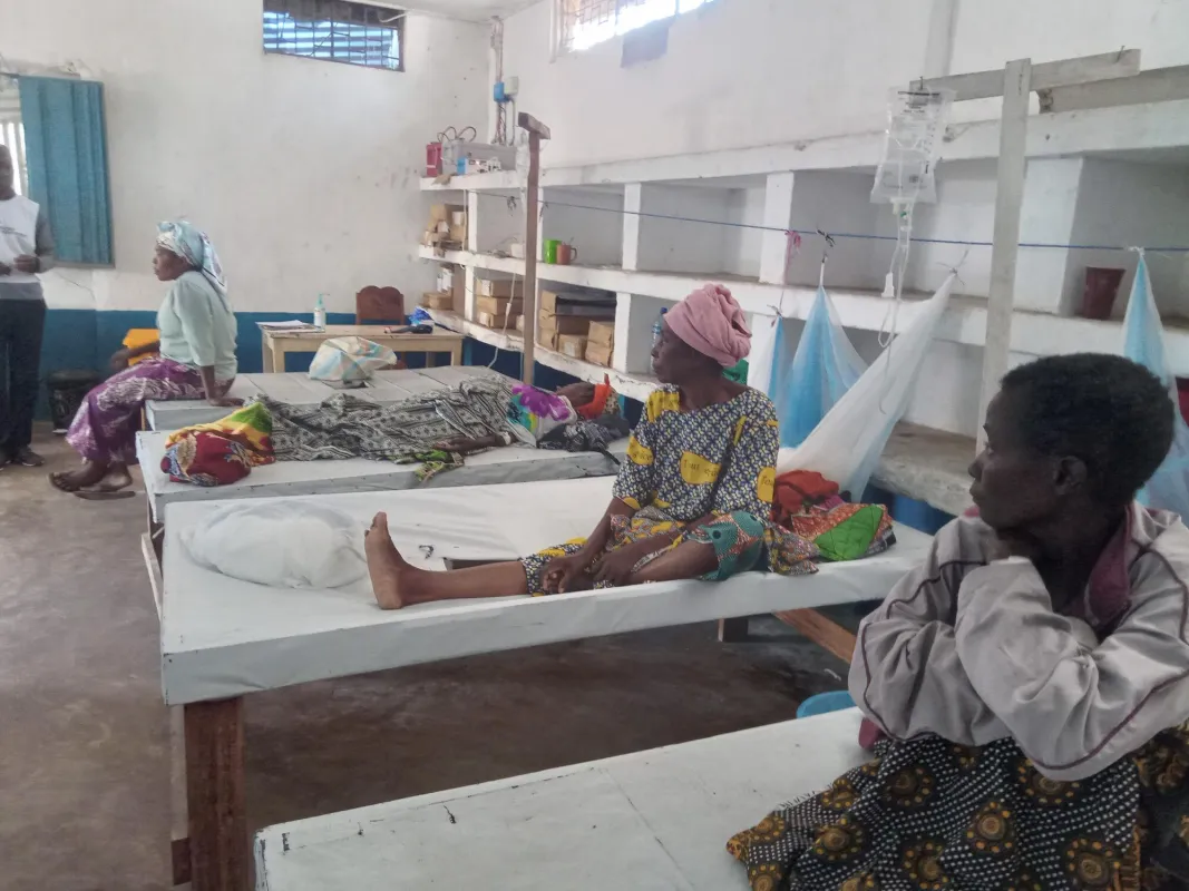 Cholera treatment centre in Baraka