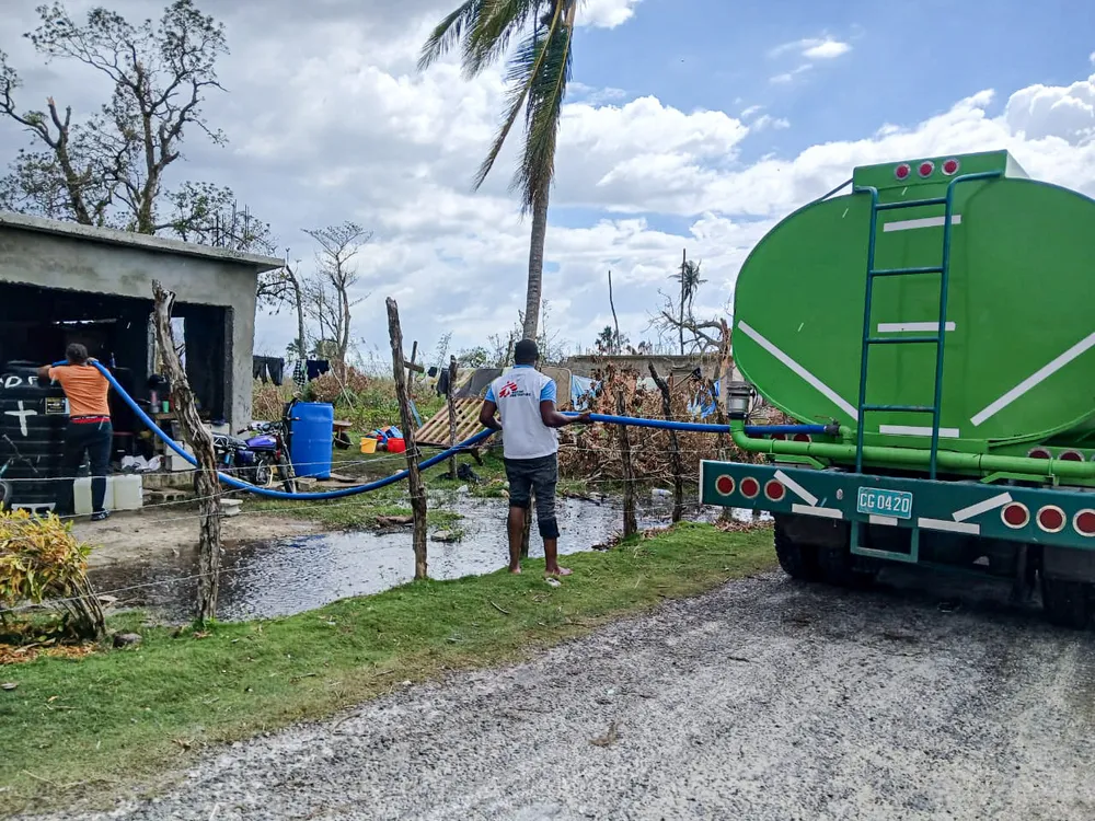MSF teams response in Jamaica