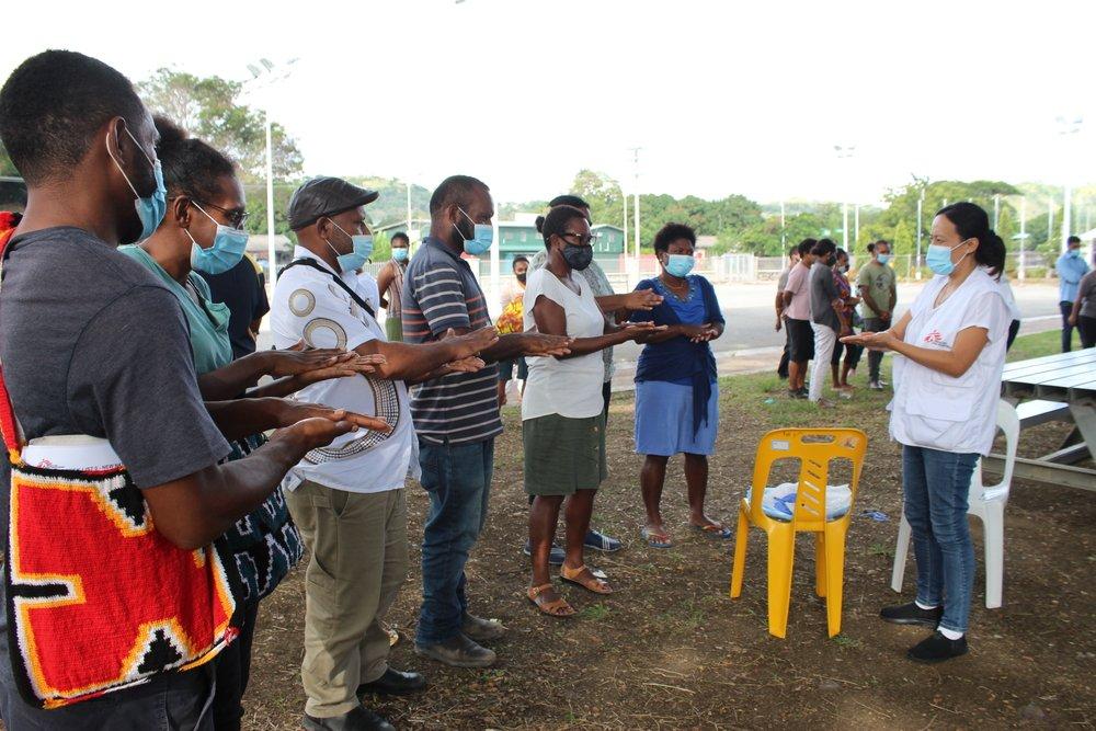 Port Moresby COVID-19 PPE training