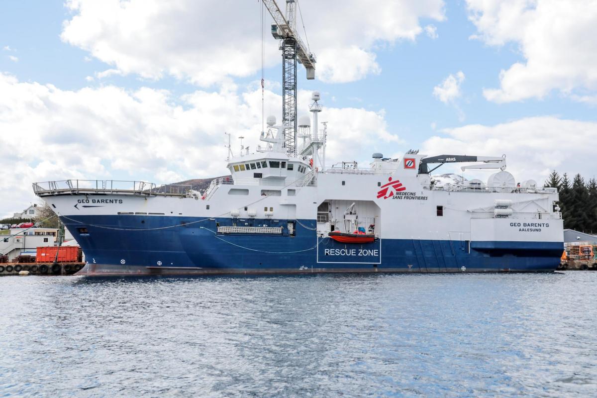 MSF Geo Barents ready to sail