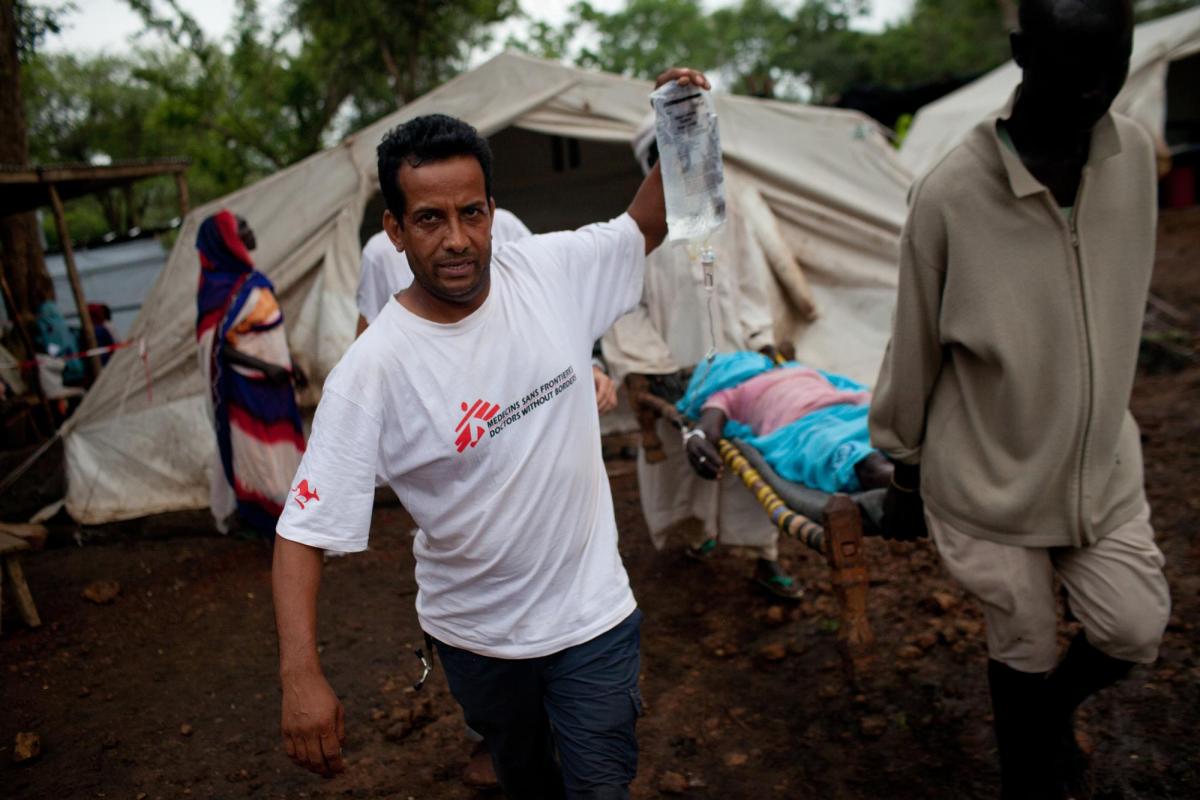 out-patient department in Batil refugee camp