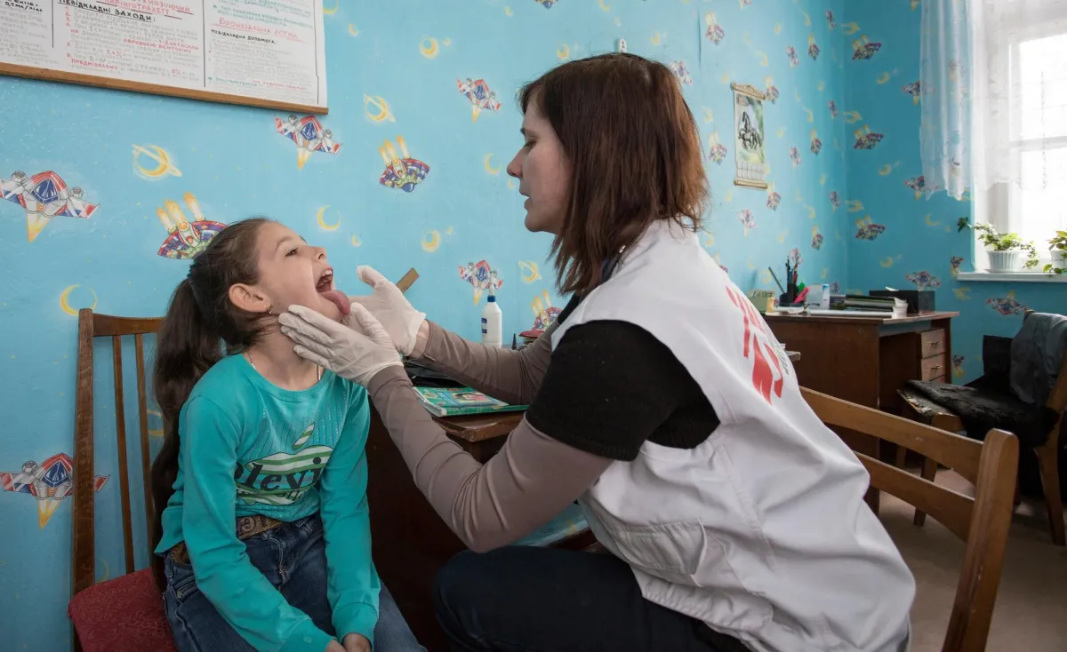 Mobile Clinic Zorinsk, Lugansk