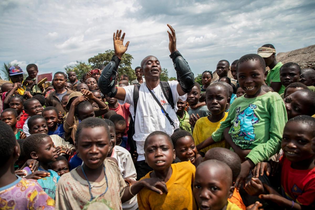 Measles campaign in DRC