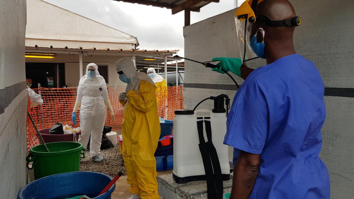 Centre de Traitement des Épidémies de Nongo, à Conakry