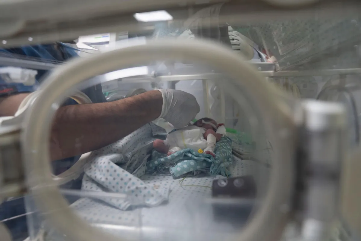 The man made malnutrition in Gaza