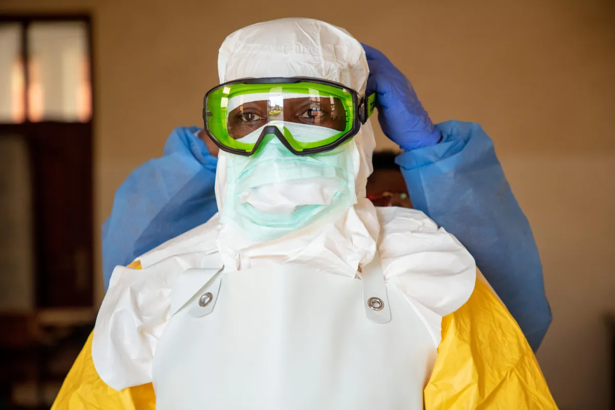 Ebola training in Kyeshero