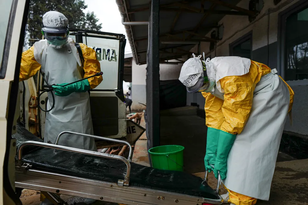 MSF Ebola isolation center in Butembo