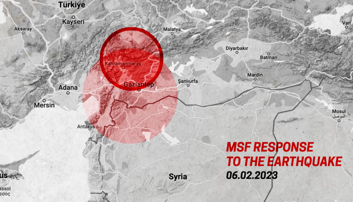 Erdbeben in Syrien und der Türkei am 6.2.2023