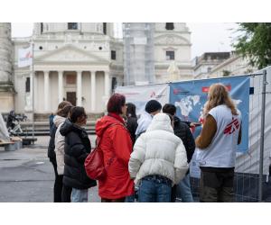Eröffnung der Ausstellung "Ärzte ohne Grenzen hautnah"