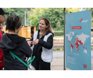 Eröffnung der Ausstellung "Ärzte ohne Grenzen hautnah"