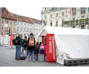 Ausstellung "Ärzte ohne Grenzen hautnah" in Graz