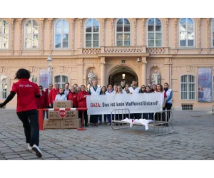 Aktion "Gaza: Das ist kein Waffenstillstand!"