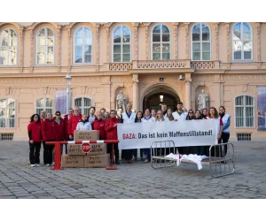 Aktion "Gaza: Das ist kein Waffenstillstand!"