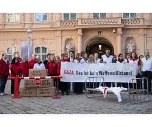 Aktion "Gaza: Das ist kein Waffenstillstand!"
