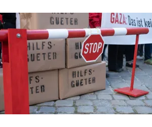 Aktion "Gaza: Das ist kein Waffenstillstand!"