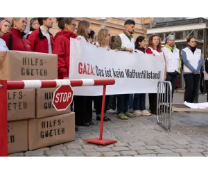 Aktion "Gaza: Das ist kein Waffenstillstand!"