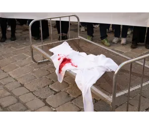 Aktion "Gaza: Das ist kein Waffenstillstand!"