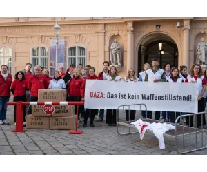 Aktion "Gaza: Das ist kein Waffenstillstand!"