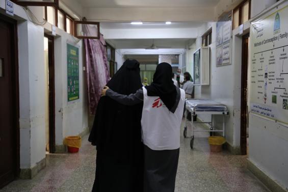 Taiz City, mother and child healthcare at Al Jamhouri hospital