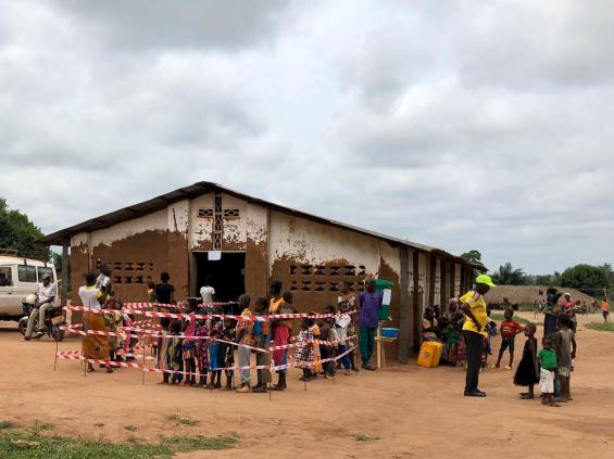 Battling an epidemic during a pandemic: Measles vaccination in Sud-Ubangi, DRC