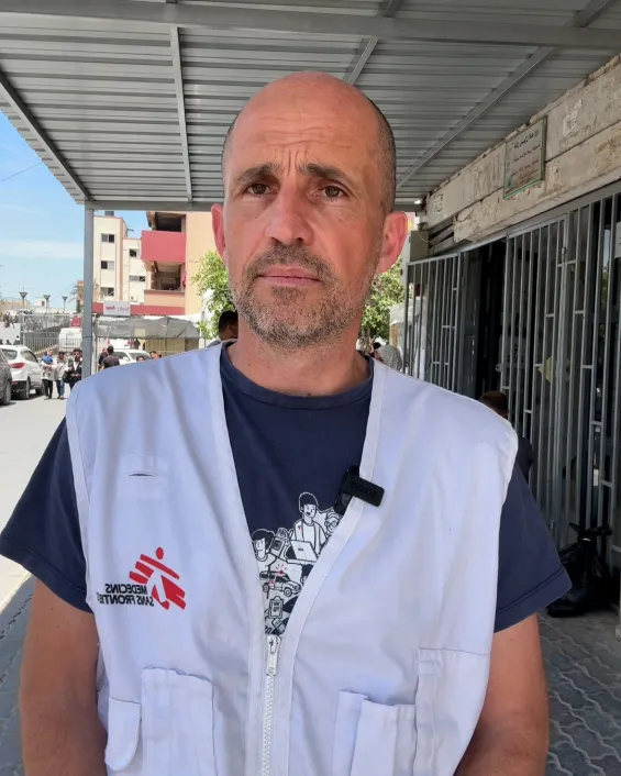 Im Gazastreifen: Franz Luef von Ärzte ohne Grenzen