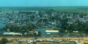 Flooding, Bentiu town