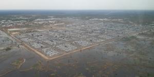 Aerial view, Bentiu IDP camp