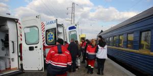 Fifth MSF medical train referral - Ukraine