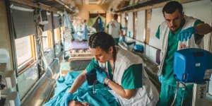 Doctors on Rails - MSF Medicalised train in Ukraine