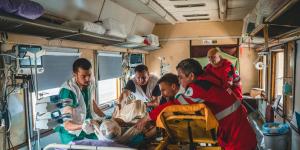 Doctors on Rails - MSF Medicalised train in Ukraine