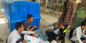 Water and electricity at Mandalay General Hospital