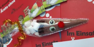 Weihnachtsmarkt Spende der 7. Klassen