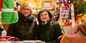 Bild von einem Verkaufsstand beim Pramtaler Advent