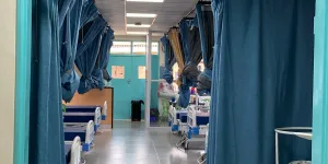 Die Bettenstation von Innen