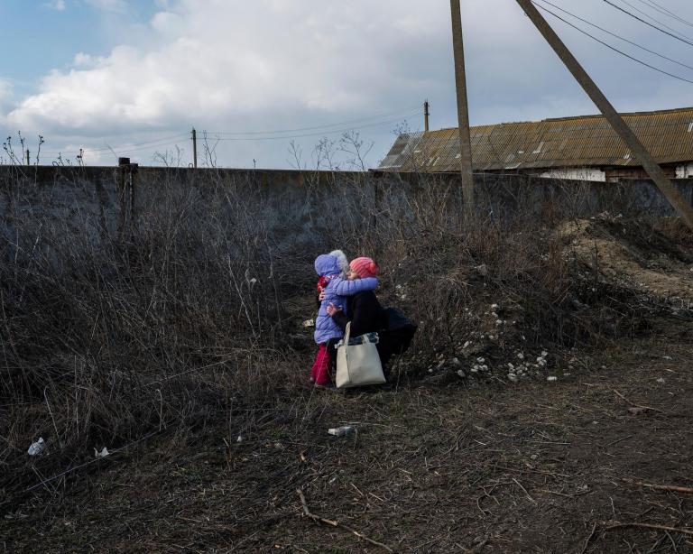 Ukrainian refugees in Palanca