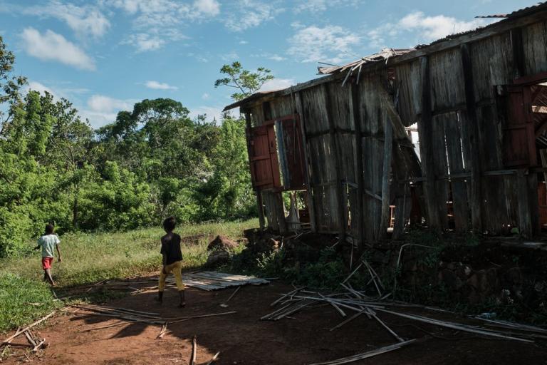 Destroyed Primary school in Ambodrian i’Sahafary