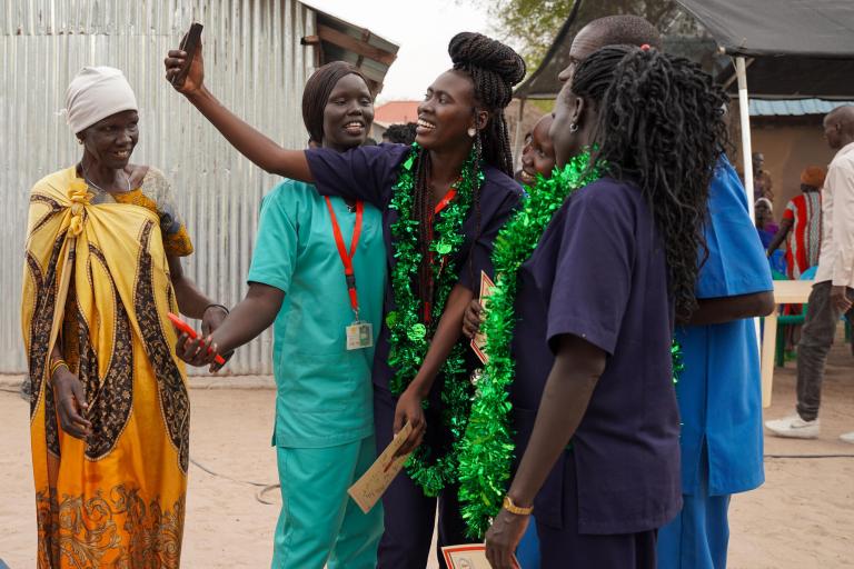 MSF Academy for Healthcare graduation in Lankien