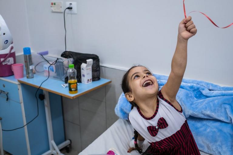 Treating child injuries in blockaded Gaza 12