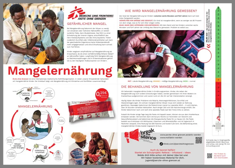 Mangelernährung_Poster_Ärzte ohne Grenzen