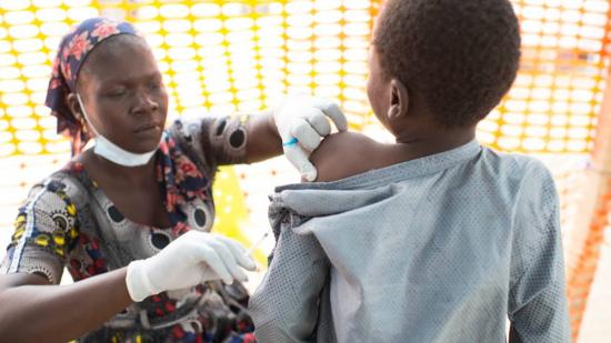 Vaccination campaign for sudanese refugees in Koufroun, Chad